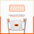Bathla Elevate 5-Step Foldable Aluminium Ladder For Home with Tool Tray (Orange)